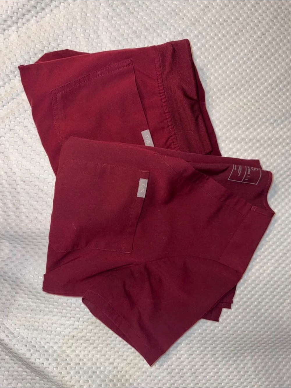 Figs Men's Maroon Jogger Pants